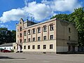 * Nomination Fire station building of Goods railway station in Vyborg, Russia. --Екатерина Борисова 02:58, 20 June 2024 (UTC) * Promotion The image is leaning out (at the right). Please fix it. --XRay 04:23, 20 June 2024 (UTC) It looks natural from this angle of view. I tried to fix it somehow, but I saw that it makes the photo worse. I won't argue if you decline it if it doesn't look like QI for you. Thanks for the review. --Екатерина Борисова 18:47, 21 June 2024 (UTC) It's an easy task fixing the verticals, for example with Adobe Lightroom or a lot of free tools. The unsharp area at the right is IMO not a problem, but the verticals for this kind photograph should be vertical. --XRay 06:32, 22 June 2024 (UTC) Other languages: Bahasa Indonesia Bahasa Melayu Canadian English Chi-Chewa Cymraeg Deutsch English Nederlands Türkçe català dansk español français galego italiano latviešu polski português shqip svenska čeština македонски русский українська العربية فارسی मैथिली ไทย 中文 日本語  Done I made another attempt to correct these millimeters of leaning. As far as I can see verticals have now become even more vertical. Have a look, please. --Екатерина Борисова 23:08, 22 June 2024 (UTC)  Support Good quality. --XRay 14:17, 23 June 2024 (UTC)