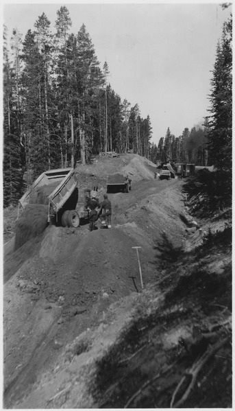 File:"Building roadbed through national forest." - NARA - 292830.tif
