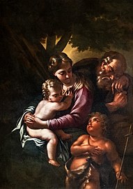 Sainte famille et saint Jean, Musée des Beaux-Arts de Narbonne[4]