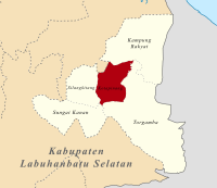 Peta Lokasi Kecamatan Kotapinang