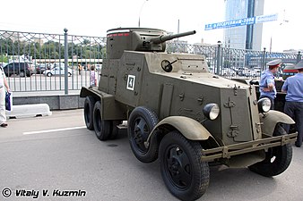 Muzeul blindat BA-6 Kubinka.