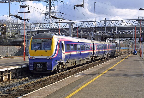First North Western Class 175 at Stafford in 2003