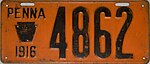 1916 Pennsylvania plaka 4862.jpg