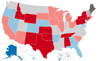 Результаты губернаторских выборов 1994 года в США map.svg