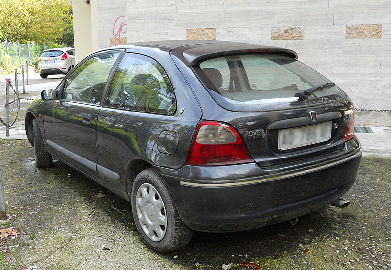 File:1996 Rover 214 Si - rear.jpg