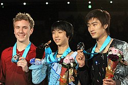 Miner at the 2009-10 Junior Grand Prix of Figure Skating Final 2009-2010 JGPF Men's Podium.jpg