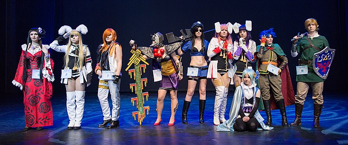 Cosplayers at Yukicon 2014, a fan convention in Finland