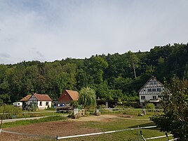 Fish farm near Werbach, 2018