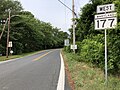 File:2020-06-22 17 30 19 View west along Maryland State Route 177 (Mountain Road) at the entrance to Gibson Island in Anne Arundel County, Maryland.jpg