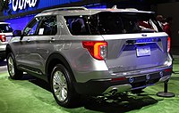 2020 Ford Explorer Limited Hybrid rear NYIAS 2019.jpg