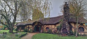 Film set of Hobbiton in the Shire, often described as a pastoral idyll. 2022-06-10 Hobbiton - The Shire location 5.jpg