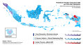 2024 Indonesian presidential election results map by city and regency.svg