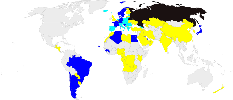 File:2025 World Men's Handball Championship qualified teams map.svg