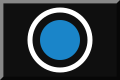 600px Circle-blue HEX-1a85c9 on Black-HEX-0f0f0f.svg
