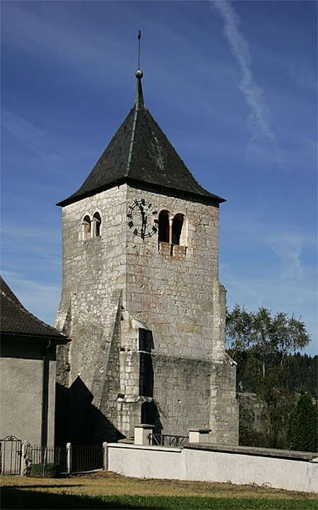 Abbaye Kirchturm