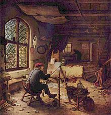 The painter in his workshop (selfportrait) (1663), at the Semper Gallery, Dresden (Source: Wikimedia)