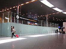 International Departures gate in the Terminal 1