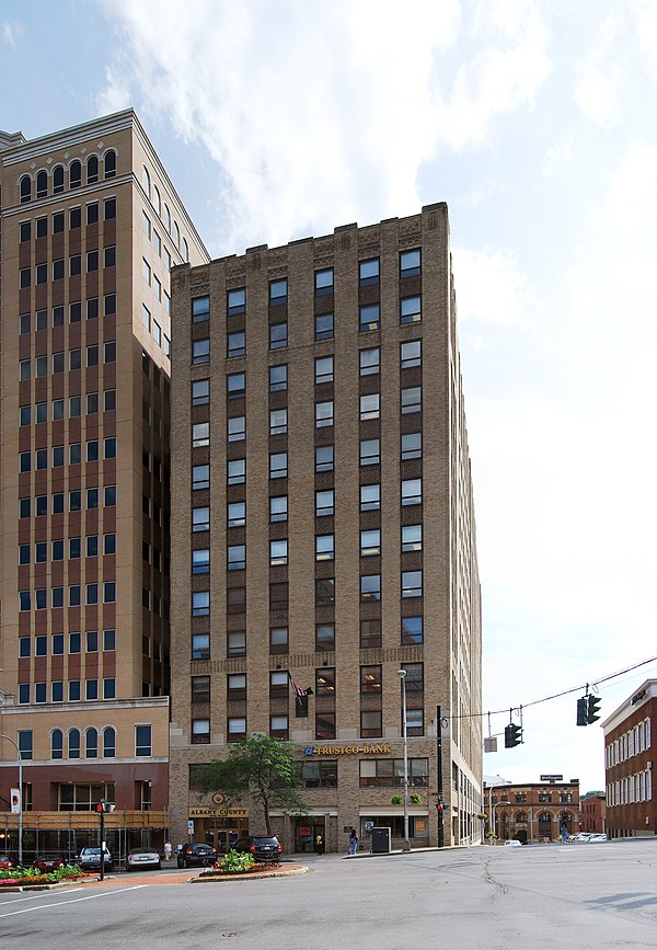 Albany County office building on State Street in Albany