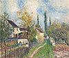 Alfred Sisley - Un sentier aux Sablons (Les Sablons'ta bir yol) - Google Art Project.jpg