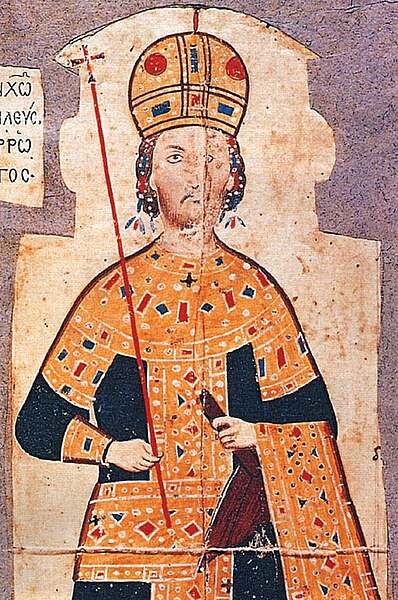 Emperor Andronikos III, who supervised the last period of recovery of the Byzantine state.