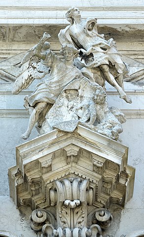 Statue of Angels on the pediment