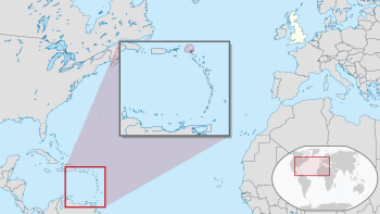 Location of  Anguilla  (circled in red)