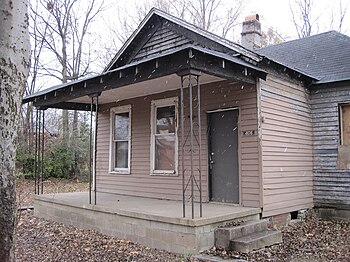 Aretha Franklin birthplace at 406 Lucy Avenue ...