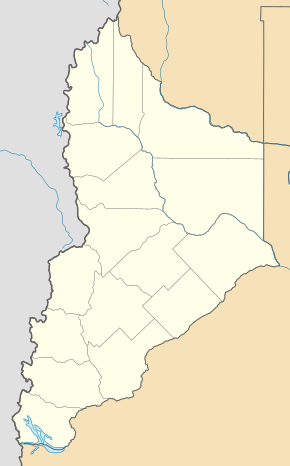 Хунин-де-лос-Андес на карте