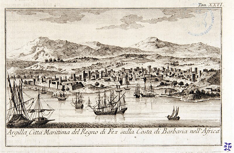 File:Argilla, città marittima del regno di Fez sulla costa di Barbaria nell'Africa, 1766 – BEIC IE8982159.jpg