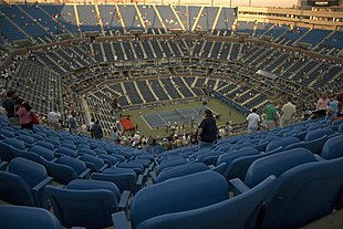 Arthur Ashe Stadium, campo principale e più grande stadio riservato alle partite di tennis del mondo