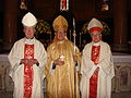 Tre katolske erkebiskopar i Colombia.