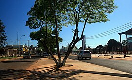Avenida Paraguay, die Hauptstraße von Salto del Guairá