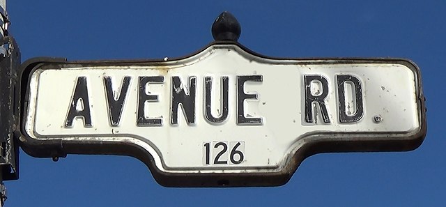 [Image: 640px-Avenue_Rd_Street_Sign.jpg]