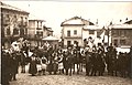 Foto ricordo del Carnevale 1929, piazza di Azeglio