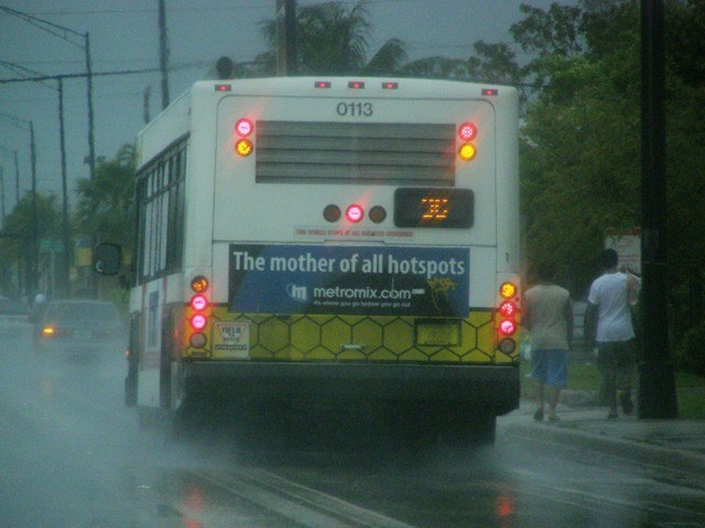 A Broward County Transit Bus in Sunrise.