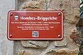 Infoschild "Hombes Briggelche"