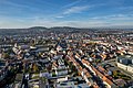 * Nomination View of Egelseestraße and the Church of the Redeemer in Bamberg, aerial view --Ermell 18:40, 25 December 2021 (UTC) * Promotion  Support Good quality. --Steindy 00:09, 26 December 2021 (UTC)