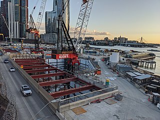 <span class="mw-page-title-main">Barangaroo railway station</span> Proposed railway station in Sydney, Australia