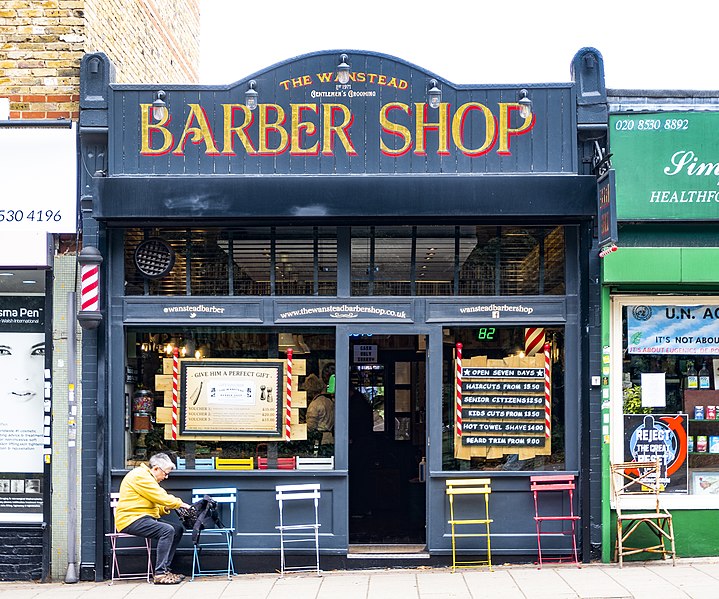 File:Barber Shop, Wanstead.jpg