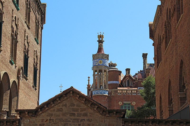 File:Barcelona - Hospital de la Santa Creu i Sant Pau.jpg