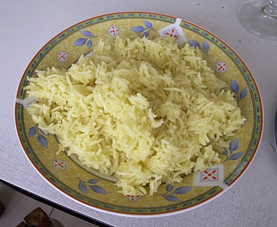 Sweet saffron rice