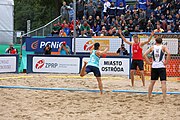 Deutsch: Beachhandball Europameisterschaften 2019 (Beach handball Euro); Tag 6: 7. Juli 2019 – Männerfinale, Dänemark-Norwegen 2:0 (25:18, 19:16) English: Beach handball Euro; Day 6: 7 July 2019 – Men's Final – Denmark-Norway 2:0 (25:18, 19:16)