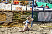 Deutsch: Beachhandball Europameisterschaften 2019 (Beach handball Euro); Tag 2: 3. Juli 2019 – Frauen, Vorrunde Gruppe A, Türkei-Norwegen 0:2 (17:22, 12:20) English: Beach handball Euro; Day 2: 3 July 2019 – Women Preliminary Round Group A – Turkey-Norway 0:2 (17:22, 12:20)