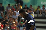 Deutsch: Beachvolleyball bei den Olympischen Jugendspielen 2018; Tag 11, 17. Oktober 2018; Jungen, Spiel um Platz 3 – USA (Devon Newberry/Lindsey Sparks)-Norwegen (Emilie Olimstad/Frida Berntsen) 1:2 (21–1/13–21/9–15) English: Beach volleyball at the 2018 Summer Youth Olympics at 17 October 2018 – Bronze Medal Match – USA (Devon Newberry/Lindsey Sparks)-Norway (Emilie Olimstad/Frida Berntsen) 1:2 (21–1/13–21/9–15)