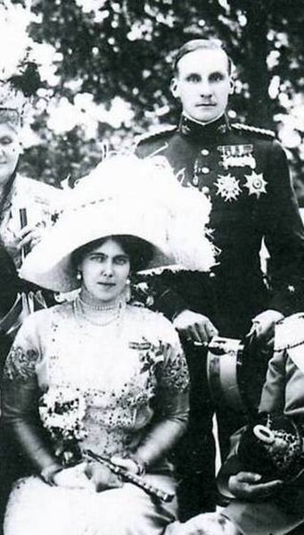 Infante Alfonso de Orleans and his wife Princess Beatrice.