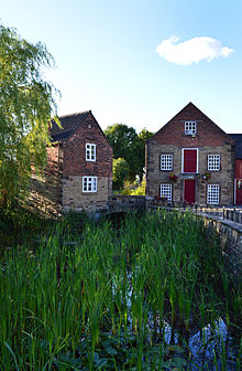 Bedgreave Mill, looking north over the millpond Bedgreave Mill - looking north.JPG