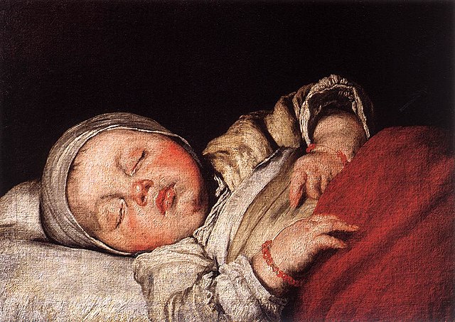 https://upload.wikimedia.org/wikipedia/commons/thumb/d/df/Bernardo_Strozzi_-_Sleeping_Child_-_WGA21930.jpg/640px-Bernardo_Strozzi_-_Sleeping_Child_-_WGA21930.jpg