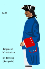 sergent de 1729 à 1734