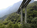 Biaschina-Viadukt der A2 (E 35), Blick Richtung Süden (Schweiz)