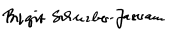 signature de Birgit Schnieber-Jastram